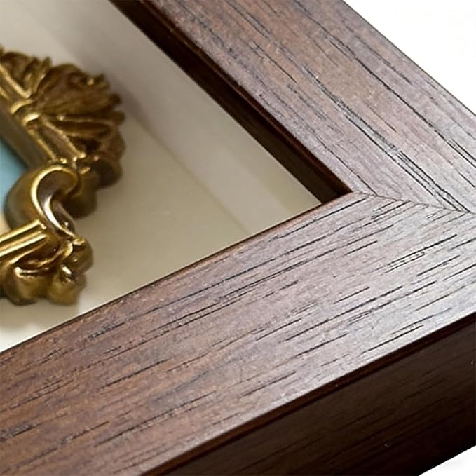 DIY Mini Museum Silhouette Box Unique Memory Keepsake for Home Decor 2026 New Mini Museum Display (Brown)