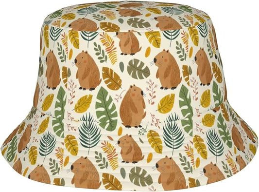 Yummy Hamburger Fisherman Hat Summer Foldable UV Protection Sun Hat