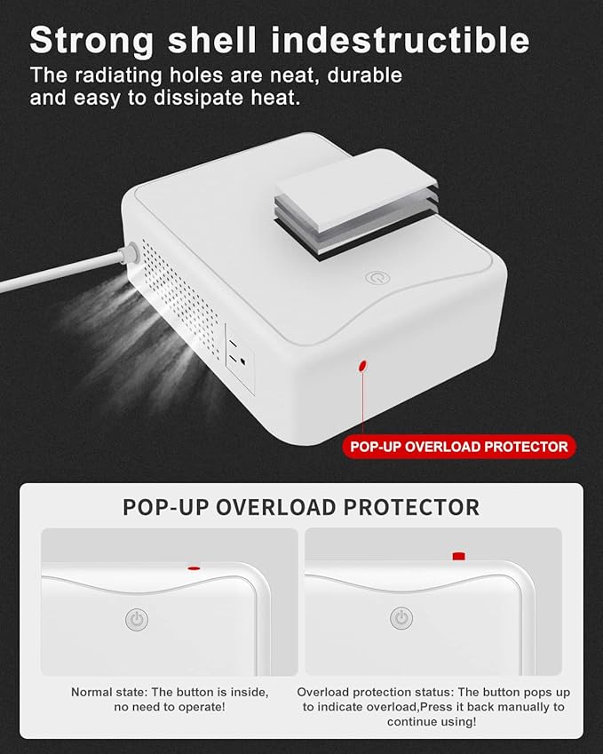 120v to 240v Step Up Transformer 1000W Power Voltage Converters, No Noise, Suit for Coffee Machines, Rice Cookers and Other Kitchen Appliances ，Using 220V Asia Euro Appliance in US