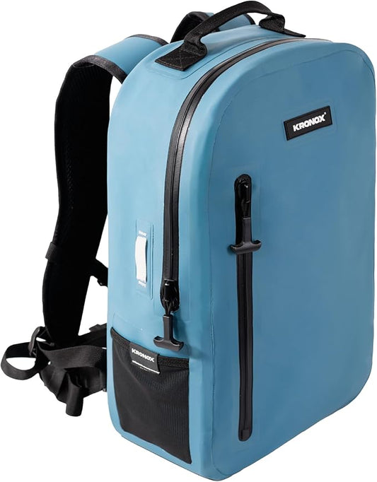 KRONOX 30L Waterproof Backpack for Men – IPX7 Submersible Dry Bag, Lightweight & Durable for Travel, Motorcycle, Kayak