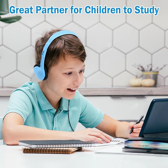 12 Pack Classroom Headphones for Kids, Multi Color Bulk Headphones for Classroom Wired Over The Ear Headphones Adjustable with 3.5 mm Jack for School Library Student Children