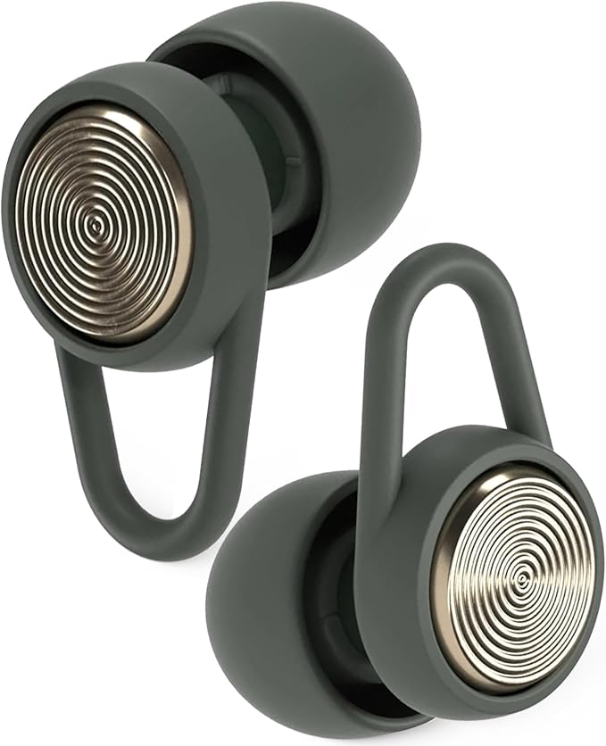 Hears Plus High-Fidelity Ear Plugs – Enhanced Noise Reduction for Loud Events, Focus, Travel & Noise Sensitivity – Certified 25dB SNR Hearing Protection – Reusable, Hypoallergenic Tips + Carry Case