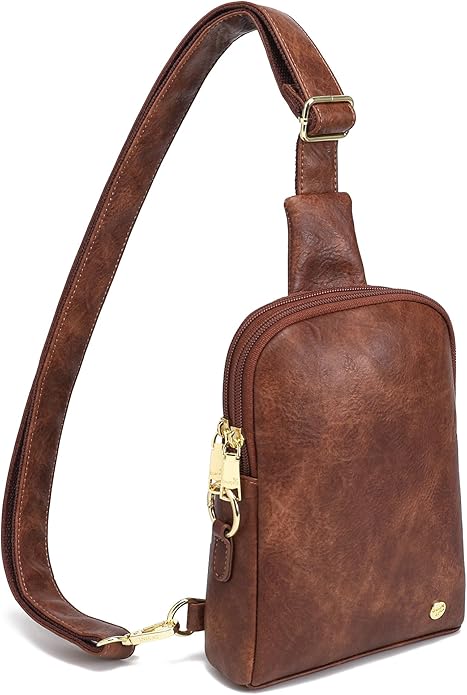 INICAT Travel Small Crossbody Sling Bags Women Cross Body Purses Passport Holder Vegan Leather Fanny Packs Birthday Gifts