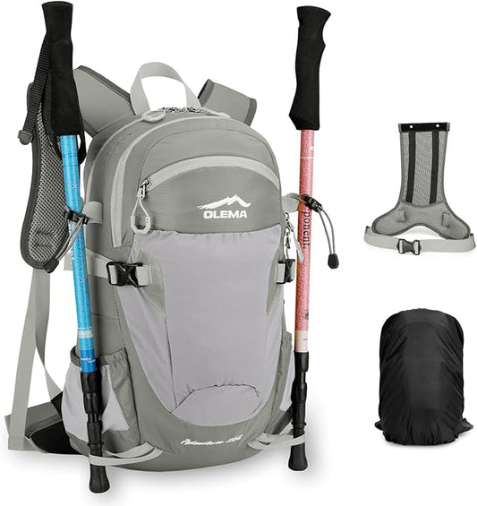 OLEMA Hiking Backpack, 25L Lightweight Travel Backpacks,Camping Daypack for Outdoor Sports,Lightweight Travel Camping Backpack for Men Women
