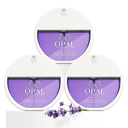 WELLNESS Hand Sanitizer Spray 1.18oz (3-Pack) – Travel Size Calming Hand Sanitizer Therapy with Lavender, Chamomile & Magnesium – Hydrating, Quick-Dry Aromatherapy Spray for Soft, Clean Hands