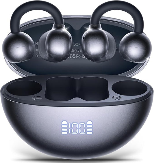 Hybrid Active Noise Cancelling Earbuds Ear Buds Wireless Earbuds with AI Translation Real Time Bluetooth Headphones 56H Playback Hi-Res Stereo Open Ear Buds & Charging Case for Sports Workout Travel