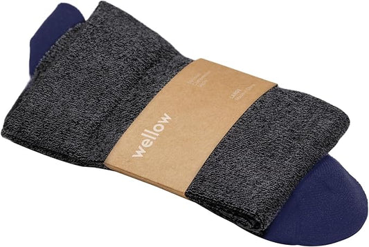 Wellow Premium Socks (Compression Socks - Regular) for Men & Women, Made with Viscose from Bamboo, Knee High, 18-25 mmHg