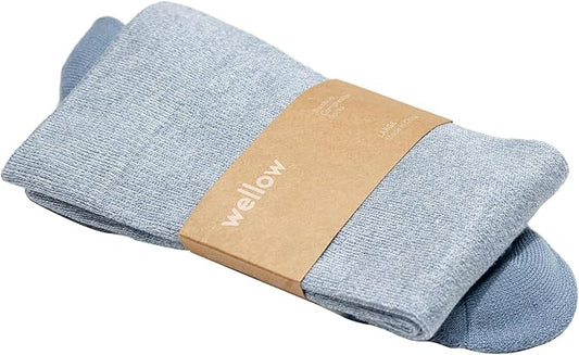 Wellow Premium Socks (Compression Socks - Regular) for Men & Women, Made with Viscose from Bamboo, Knee High, 18-25 mmHg