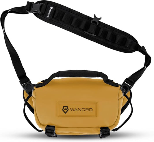 WANDRD ROGUE V1 3L Sling: Compact Camera Sling and Crossbody Bag with Fast Access, 3-Way Carry– Lightweight Everyday Bag Great for Travel, Photography, and Daily Use (Dallol Yellow)