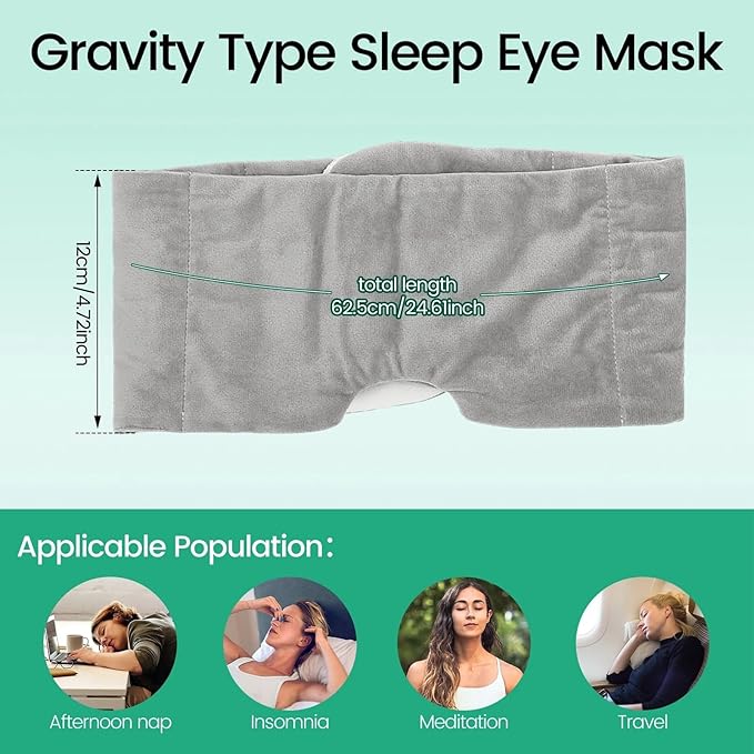 Sleep Eye Cover, Breathable Blackout Eyeshade, Sleep Cover for Men, for Road Trips Home Meditation Yoga Students Night Travel