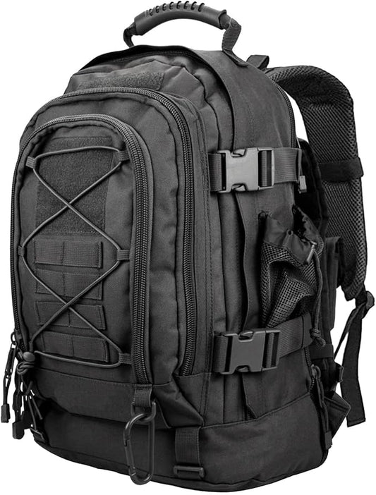 Miramrax Tactical Backpack Military Army Daypack - Assault Pack for Men Molle Backpacks Bug Out Bag 3 Day Pack for Hiking Camping Travel Hunting Rucksack Trekking Black