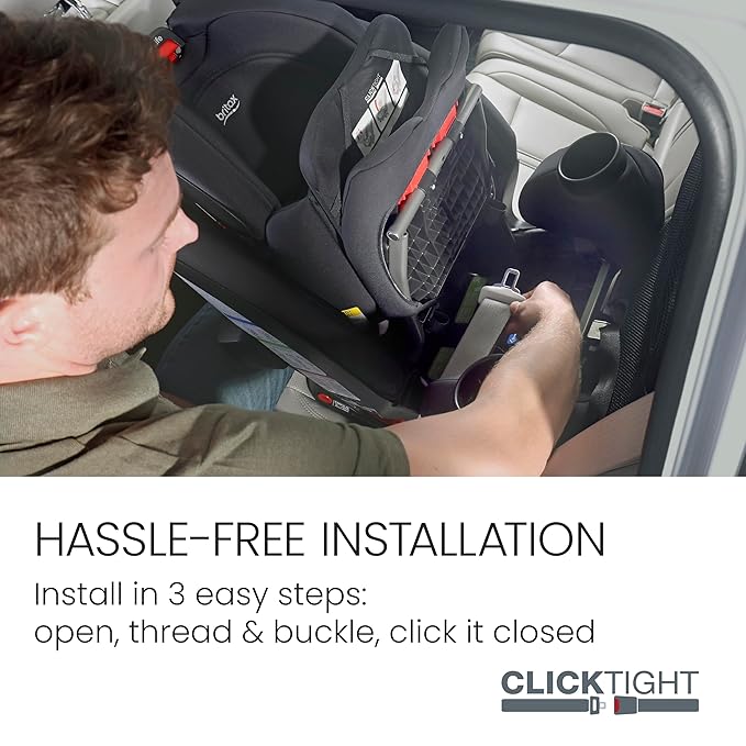 Britax One4Life All in One Convertible Car Seat, 3 in 1 Car Seat & Booster Seat with Easy ClickTight Installation, Extended Rear Facing Capacity, and Breathable SafeWash Fabrics — Teak