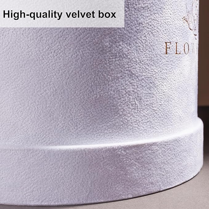 27 Flowers in a Luxury Suede Box, Birthday Gifts for Women, Preserved Flowers, Mothers Day Roses Gift for Mom, Red