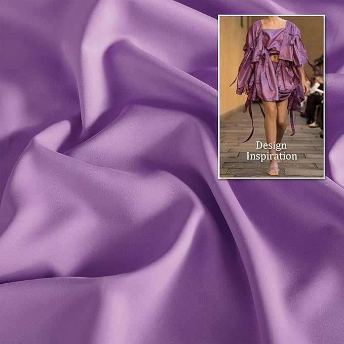 DUALIFE Purple Curtain Panels for Girls Room 45 inch Length Solid Energy Efficient Room Darkening Bedroom Curtains for Short Windows Thermal Insulated Grommet Top 52 x 45 inch