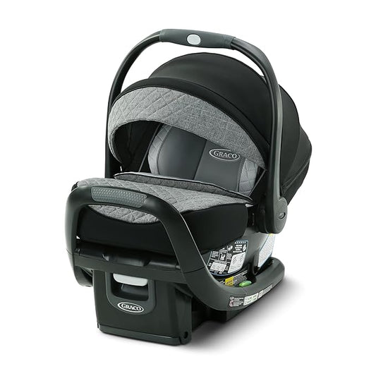 Graco SnugRide SnugFit Elite Infant Car Seat, Anti Rebound Bar for Extra Safety, SnugLock Easy Install, Premium softgood, All-Weather Boot, Baby Car seat, Nico