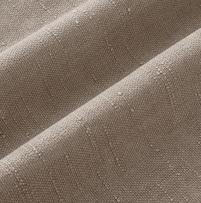 MIULEE Pack of 2 Decorative Throw Pillow Covers Soft Chenille Euro Throw Pillows Solid Textured Cushion Covers for Bed Couch Sofa Bedroom Living Room 24x24 Inch,Light Taupe
