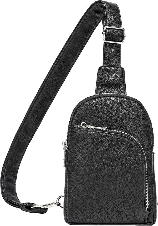INICAT RFID Blocking Sling Bag Anti Theft Crossbody Bags Women Valentine's Day Gifts Travel Purses Vegan Leather