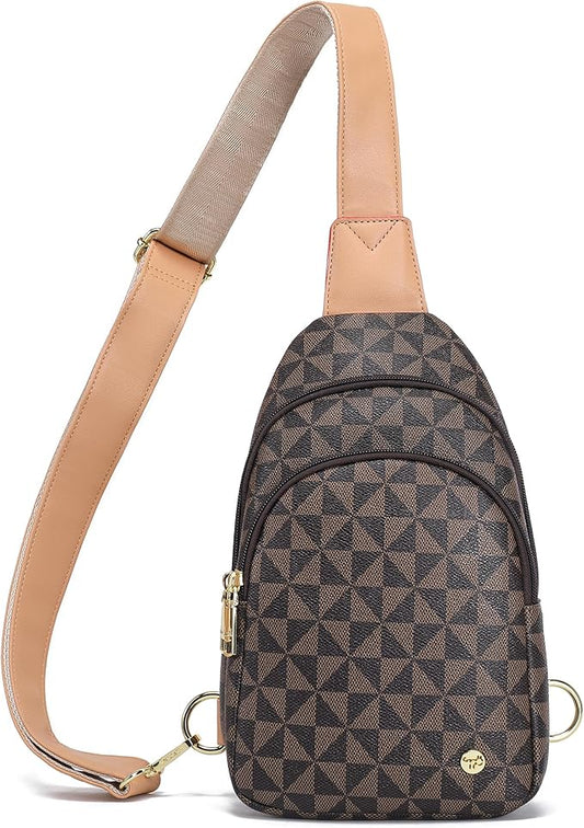 INICAT Crossbody Sling Bags Fanny Packs Valentine's Day Gifts Vegan Leather Travel Vacation Essentials Purses Women