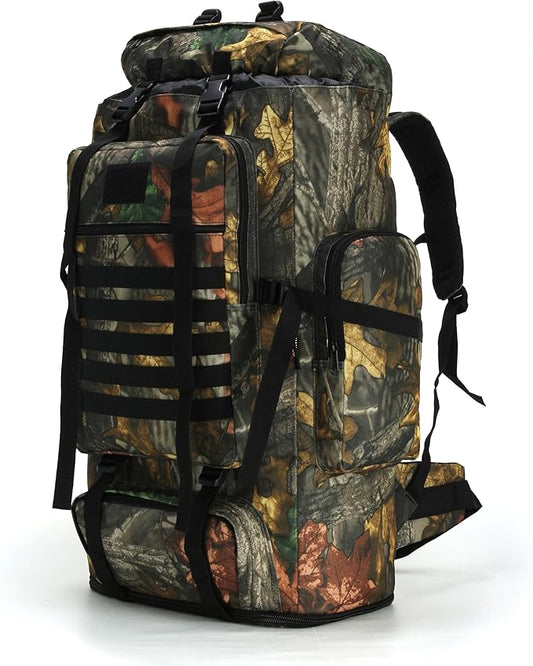W WINTMING Hiking Backpack for Men 70L/100L Camping Backpack Military Rucksack Molle 3 Days Assault Pack for Climbing | Camping Backpack, 3 Days Assault Pack, for Climbing