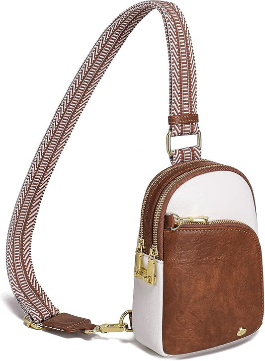INICAT RFID Blocking Sling Bag Anti Theft Crossbody Bags Women Valentine's Day Gifts Travel Purses Vegan Leather