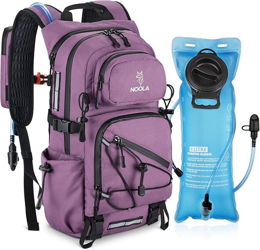 NOOLA Hydration Backpack with 3L Water Bladder, 22L / 25L Water Backpack for Hiking Cycling Biking, Lightweight Hiking Pack
