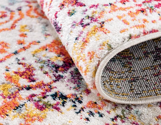 Rugs.com Arlington Collection Rug – 3' x 5' Oval Multi Medium-Pile Rug Perfect for Living Rooms, Large Dining Rooms, Open Floorplans