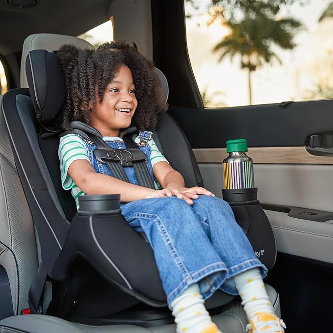 Safety 1st Grow and Go All-in-One Slim Convertible Car Seat, Rear Facing, 5-40 lbs, Forward Facing (30–65 lbs), High Back Booster Seat 40-100 pounds, Alaskan Blue