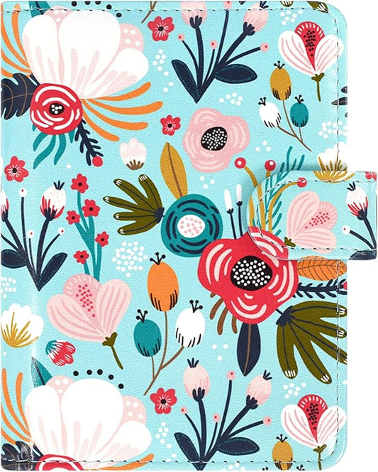 ACdream Unisex Faux Leather Passport and Vaccine Card Holder, RFID Blocking, Z-Flower, 20 x 3.5 x 2.5 in
