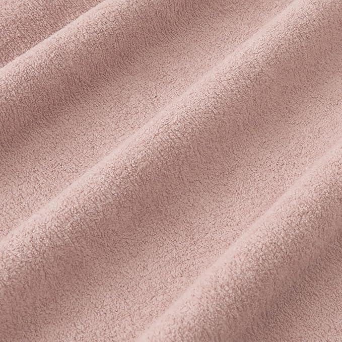 Kevin Textile Valentines Day Decorative Pillow Covers Light Pink 18x18 Inch Pack of 2 Waterproof Soft Boucle Textured Throw Pillowcases Elegant Accent Pillows for Couch Sofa Chair Bed Home