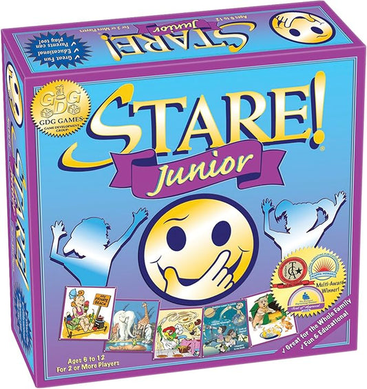 Stare Junior — The Exciting, Award-Winning Game of Memory and Observation — Fun & Educational for The Whole Family, Ages 6 and Up