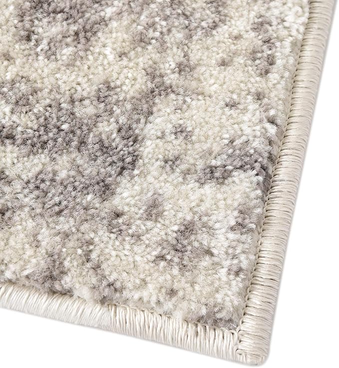 Rugs.com Arlington Collection Rug – 7' x 10' White Medium-Pile Rug Perfect for Living Rooms, Large Dining Rooms, Open Floorplans