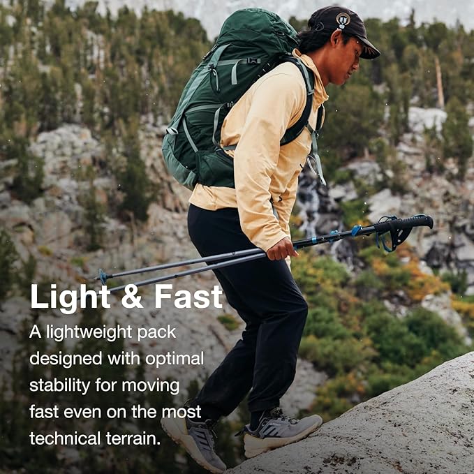 Osprey Talon 33L Men's Lightweight Hiking Backpack - Daypack for Travel & Camping, Phantom Grey/Dark Charcoal