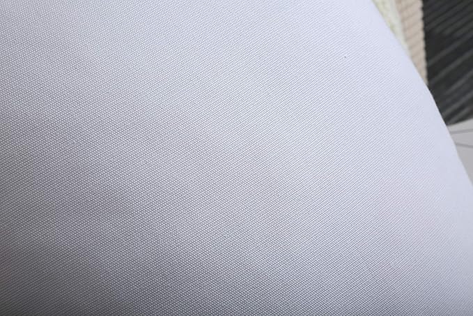 TangDepot Handmade Decorative Solid 100% Cotton Canvas Throw Pillow Covers/Cushion Covers, 45 Colors Available - (20" x20" , White, 2 Count (Pack of 1))