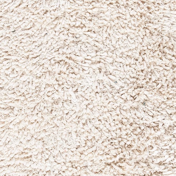 SAFAVIEH Sheep Shag Collection 4' x 6' Ivory SSG212A Handmade 1-inch Thick Area Rug