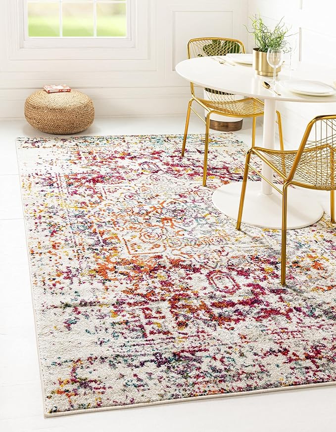 Rugs.com Arlington Collection Rug – 10' x 14' Multi Medium-Pile Rug Perfect for Living Rooms, Large Dining Rooms, Open Floorplans
