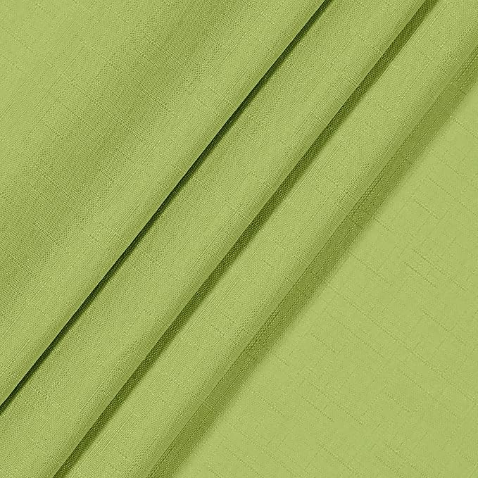 ECLIPSE Kendall Modern Blackout Thermal Rod Pocket Window Curtain for Bedroom or Living Room (1 Panel), 42" x 95", Lime