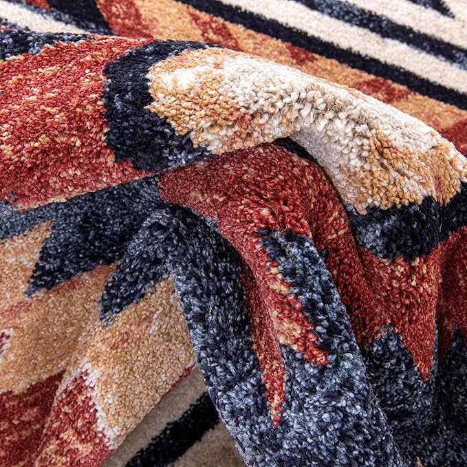 Well Woven Tulsa Lea Cream Southwestern Tribal Bohemian 6'7" x 9'3" Area Rug