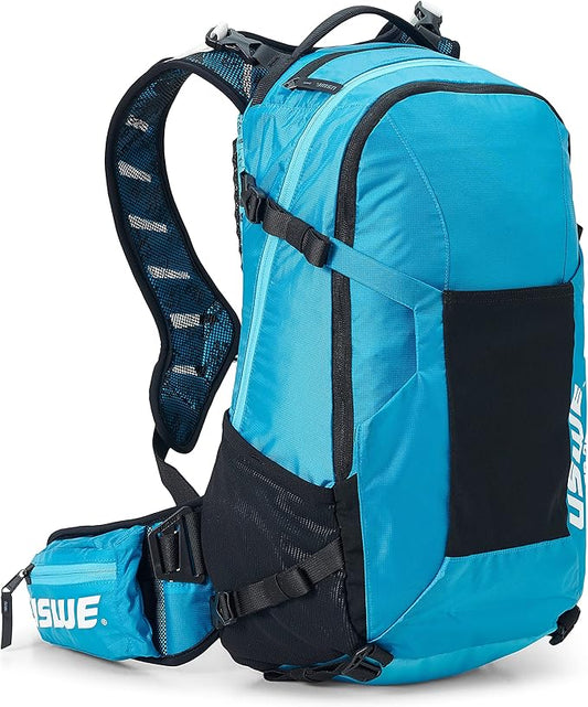 USWE Shred 25L Backpack, a High End Daypack for MTB, E-MTB, Mountain Bike, Blue
