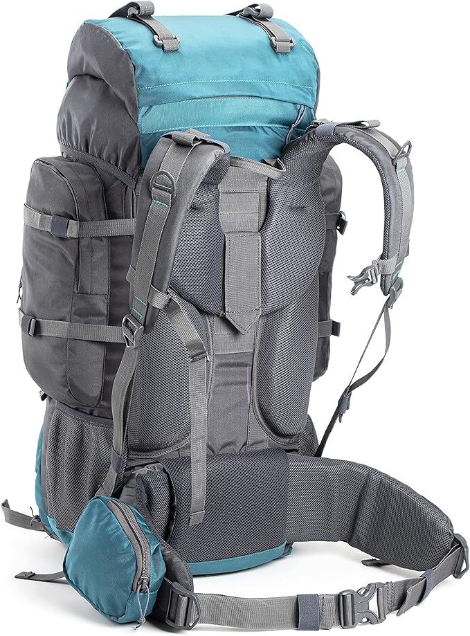 Tripole Walker 65 Litres Rucksack | Internal Frame With Metal Rod | Rain Cover | Bottom Opening | Laptop Section