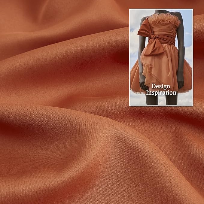 DUALIFE Blackout Curtains 84 Inch Length Thermal Insulated Dark Orange Room Darkening Bedroom Curtains -Burnt Orange Ochre, Set of 2 Curtain Panels, 42 by 84, Grommet