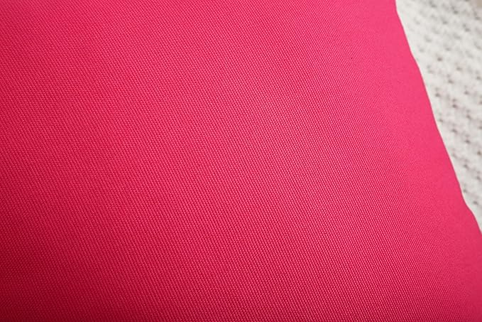 TangDepot Cotton Solid Throw Pillow Covers, 12" x 18" , Watermelon Red, 1 Count (Pack of 1)