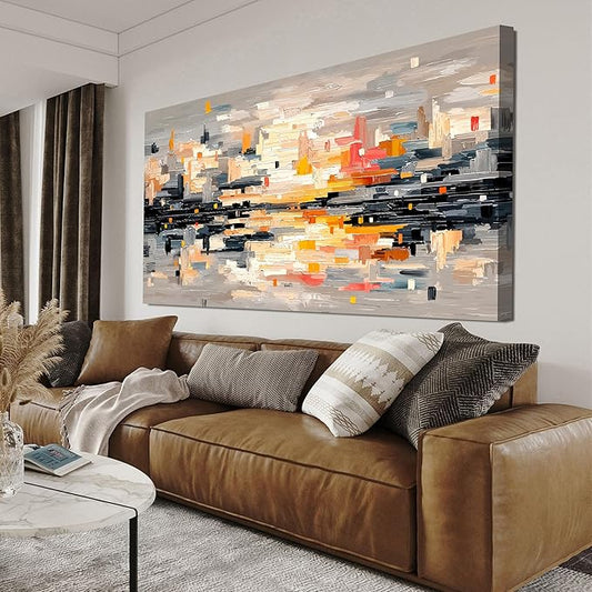 Canvas Wall Art Decor Abstract Wall Art for Living Room Abstract Canvas Art Wall Decor Modern Colorful Wall Art Prints Wall Art Pictures Artwork for Walls Bedroom Office Home Decor Aesthetic 20"X40"