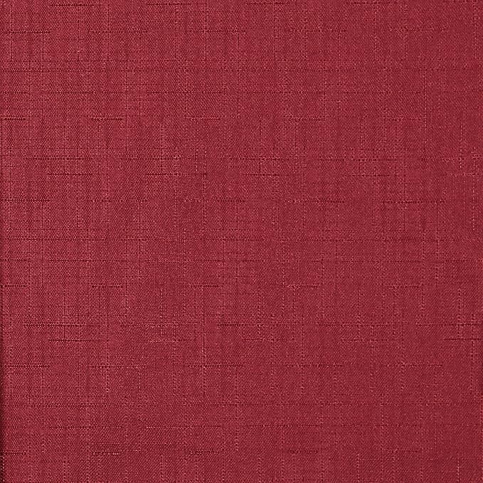 ECLIPSE Kendall Modern Blackout Thermal Rod Pocket Window Curtain for Bedroom or Living Room (1 Panel), 42" x 54", Ruby
