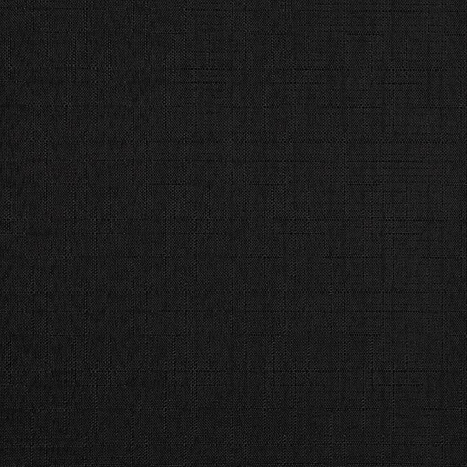 ECLIPSE Kendall Modern Blackout Thermal Rod Pocket Window Curtain for Bedroom or Living Room (1 Panel), 42" x 95", Black