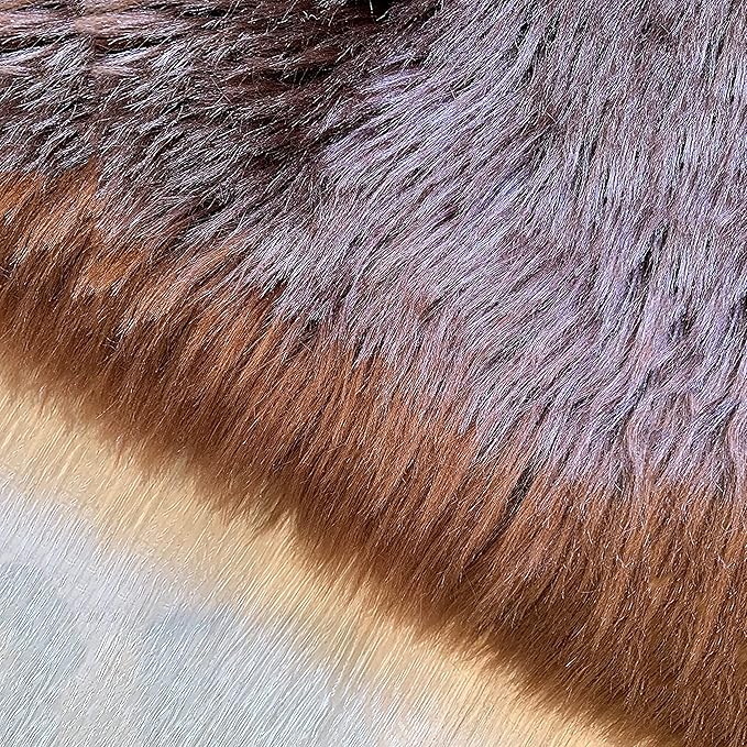 LAMBZY High Pile Super Soft Faux Sheepskin Rug (12'x15, Brown)