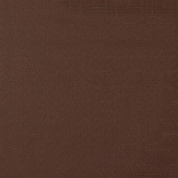ECLIPSE Kendall Modern Blackout Thermal Rod Pocket Window Curtain for Bedroom or Living Room (1 Panel), 42" x 95", Chocolate